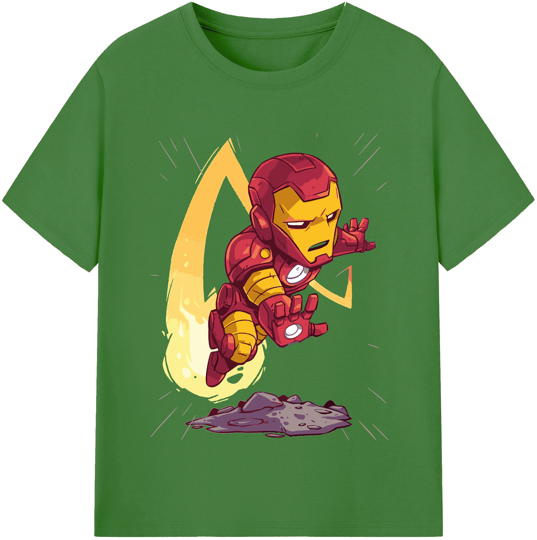 （画像用） アベンジャーズ The Avengers レディースカジュアルプリントTシャツ（綿100％）